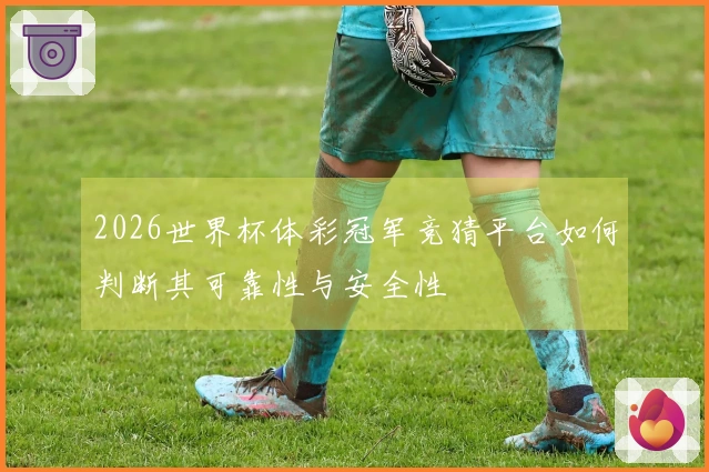 2026世界杯体彩冠军竞猜平台如何判断其可靠性与安全性