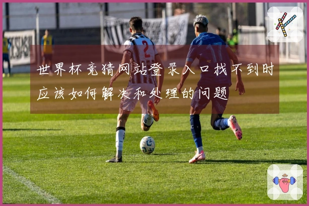 世界杯竞猜网站登录入口找不到时应该如何解决和处理的问题