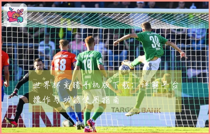 世界杯竞猜手机版下载：详解平台操作与功能使用指南